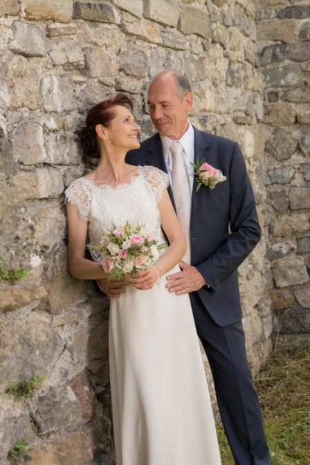 Professionelles Hochzeitsfoto Brautpaar in Heiligenkreuz, fotografiert von Bestshot-Photography