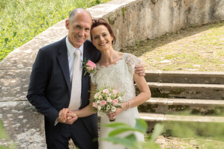 Professionelles Hochzeitsfoto Brautpaar in Heiligenkreuz, fotografiert von Bestshot-Photography