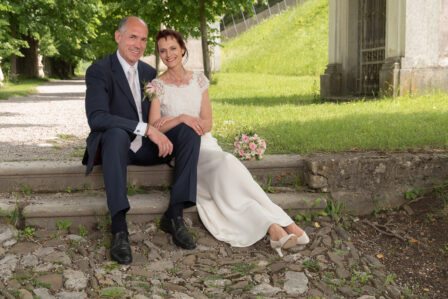 Professionelles Hochzeitsfoto Brautpaar in Heiligenkreuz, fotografiert von Bestshot-Photography