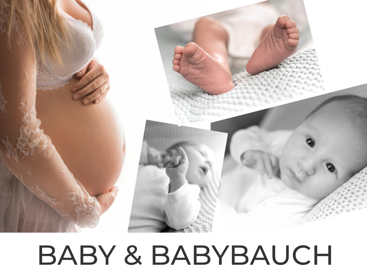 Babybauchfotos und Babyfotos