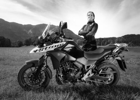 Suzuki V-Strom Fahrerinnen-Portrait