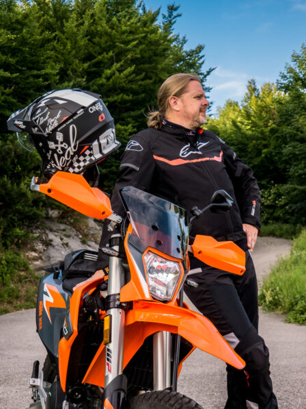 KTM 690 Enduro R Fahrerportrait