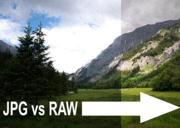 Beitragstitelbild jpg vs raw